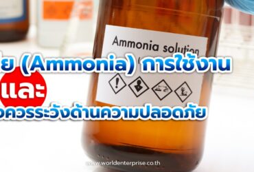 แอมโมเนีย (Ammonia) การใช้งานในอุตสาหกรรมและข้อควรระวังด้านความปลอดภัย แอมโมเนีย (Ammonia) การใช้งานในอุตสาหกรรมและข้อควรระวังด้านความปลอดภัย